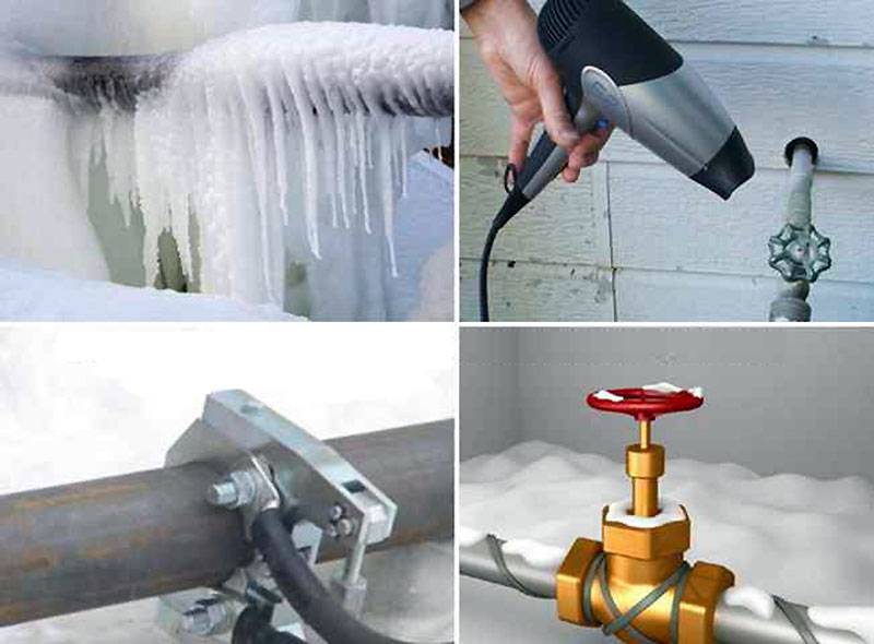 Что делать, если замерзли канализация и водопровод в частном доме? - домэксперт