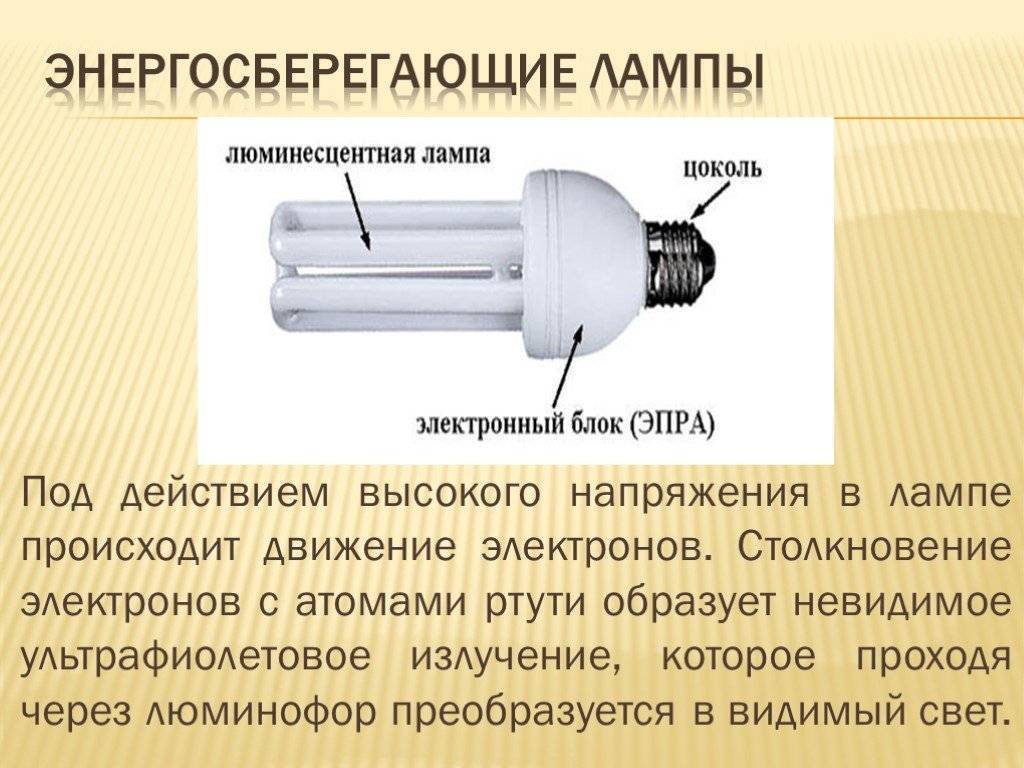 Люминесцентные лампы, плюсы и минусы, принцип работы и устройство