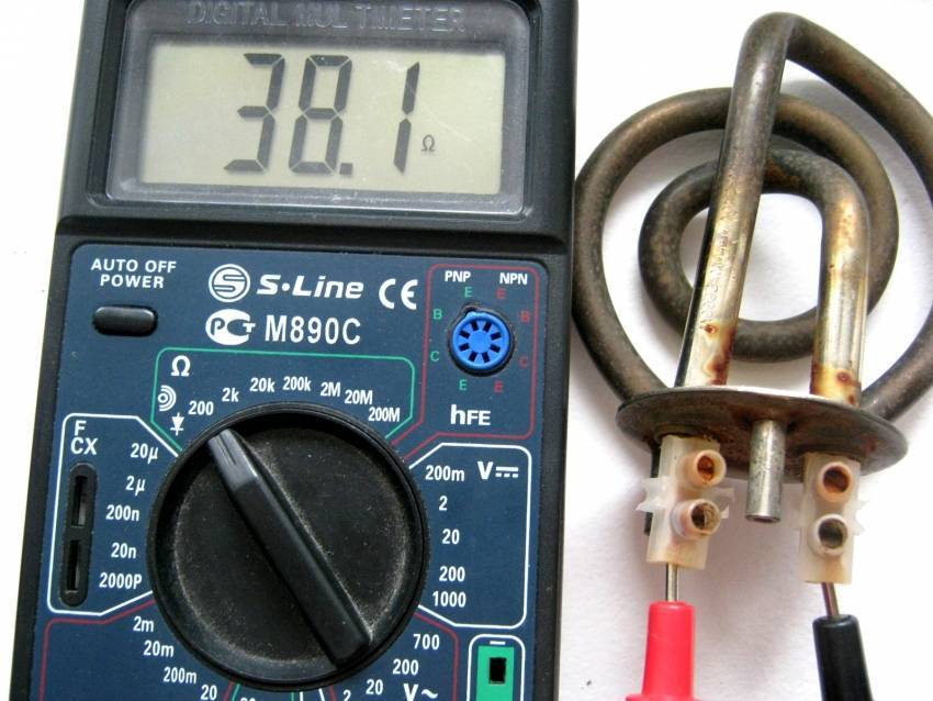 Трубчатый электронагреватель (тэн) – как проверить-прозвонить без приборов
