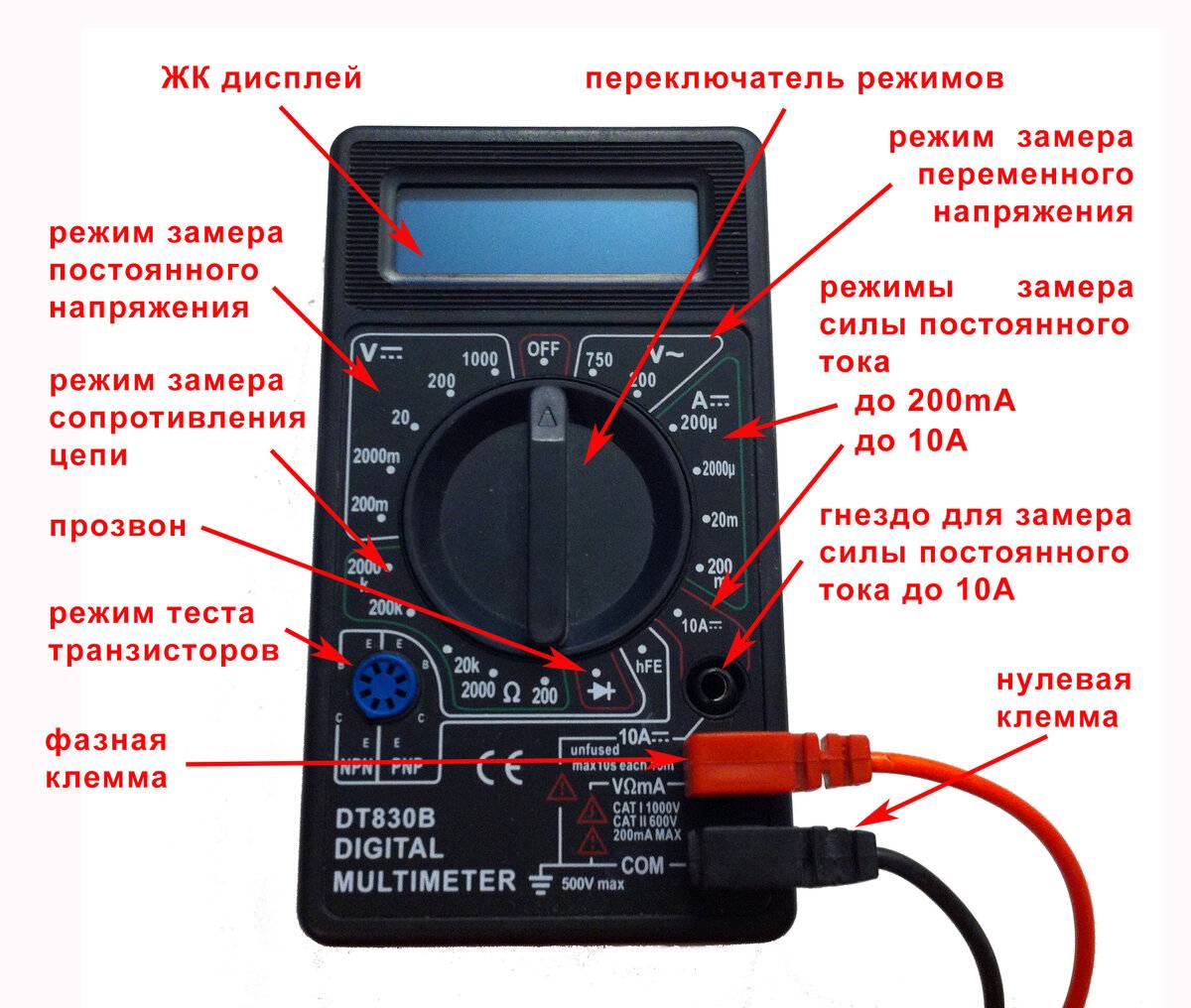 Как пользоваться мультиметром (с иллюстрациями)