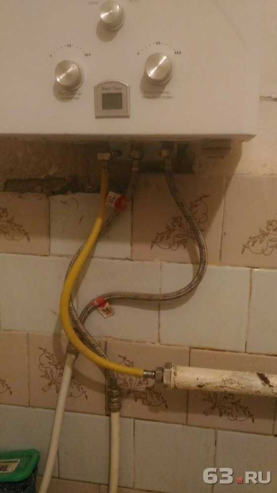 Повесили газовую колонку но не подключили её. правомерно ли это