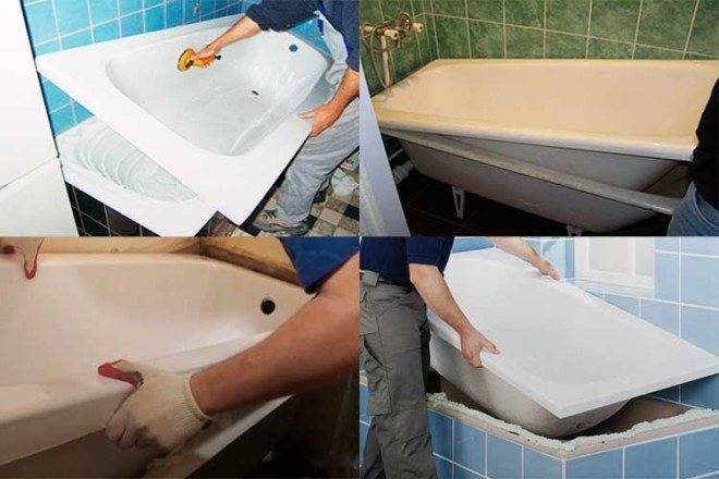 Выбор и установка в ванну вкладыша из акрила