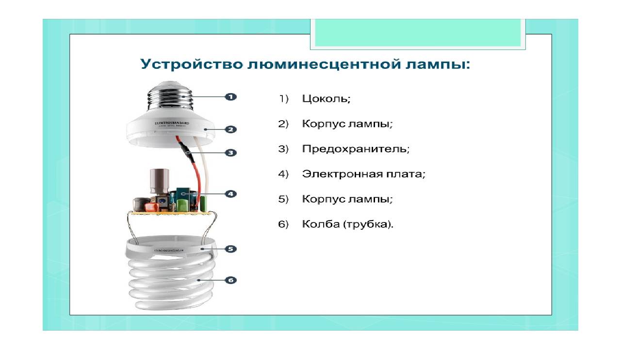 Как устроены энергосберегающие лампы