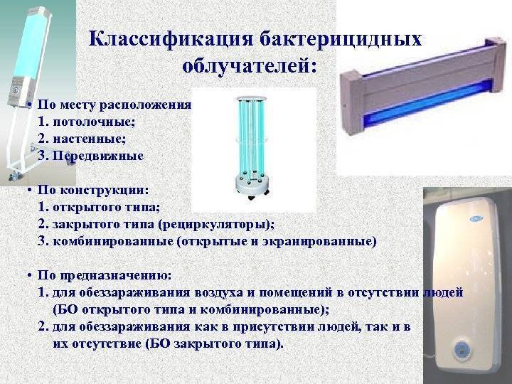 Использование ультрафиолетовых ламп. правила эксплуатации.