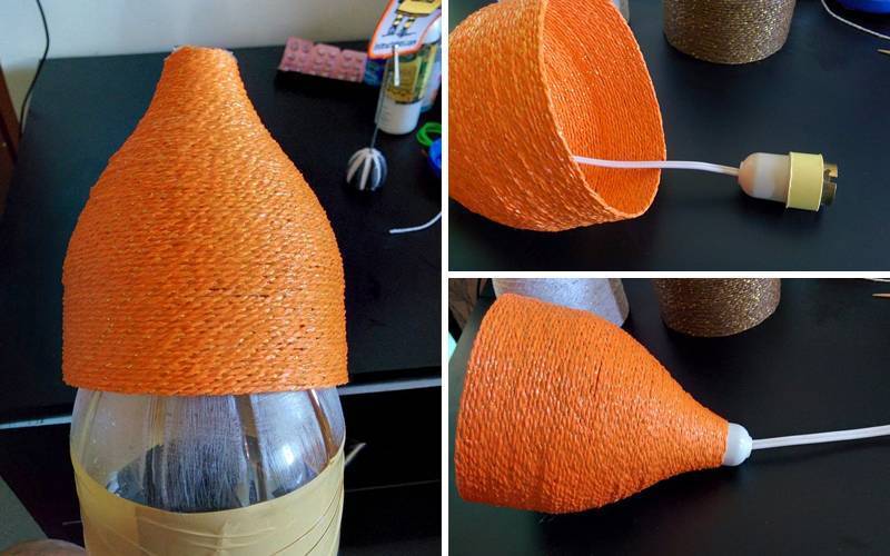 Люстра из ниток своими руками: пошаговая инструкция, как сделать абажур с помощью шарика, тканевый и вязаный плафоны