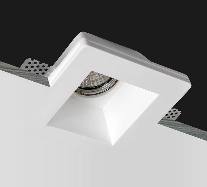 Точечные светильники для гипсокартонных потолков: выбор, монтаж