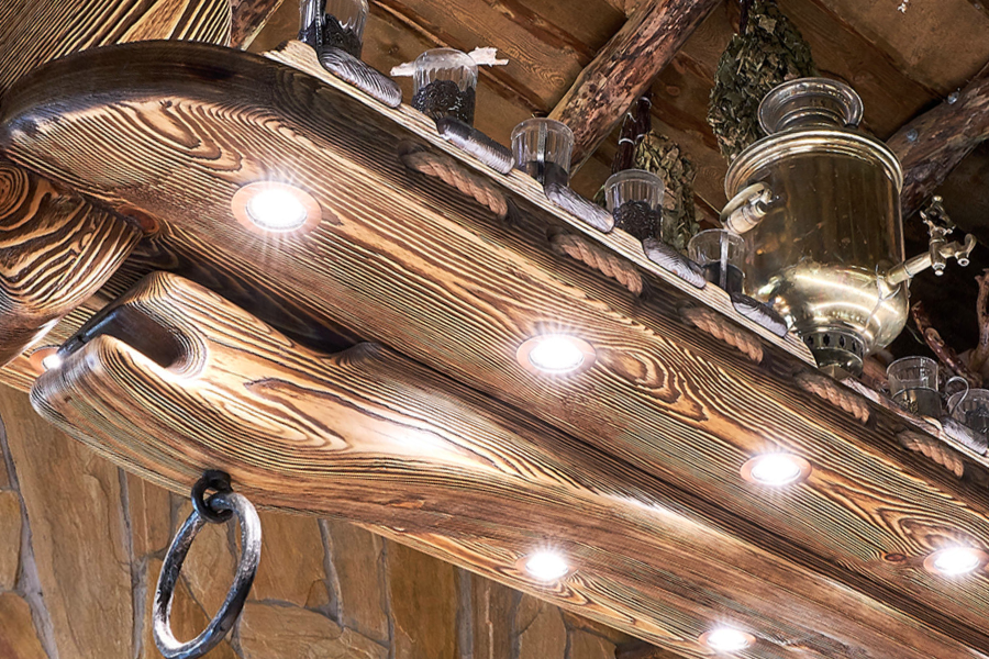 Деревянные потолочные люстры: светильники под старину своими руками, устройство, монтаж