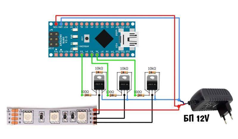 Как подключить панель со светодиодами ws2812 (ws2812b) - блог об arduino, плис и современных технологиях