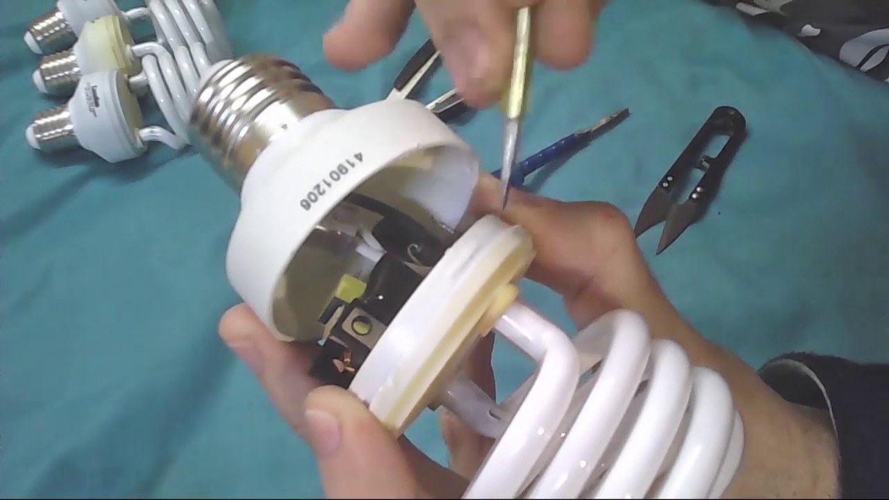 Возможен ли ремонт энергосберегающих ламп своими руками