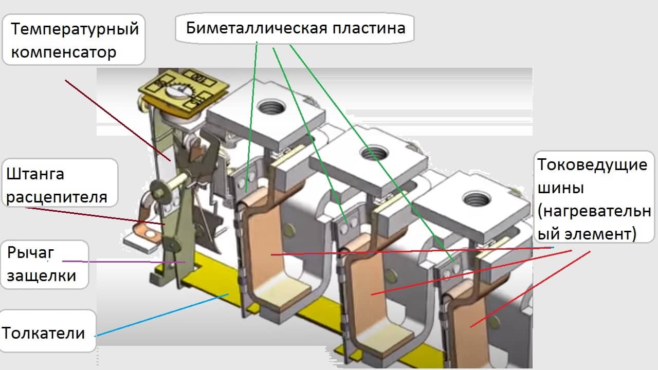 Тепловое реле: устройство, принцип работы, виды и схема подключения
