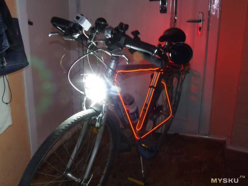 Подсветка для велосипеда – устанавливаем светодиоды на колеса и раму своими руками