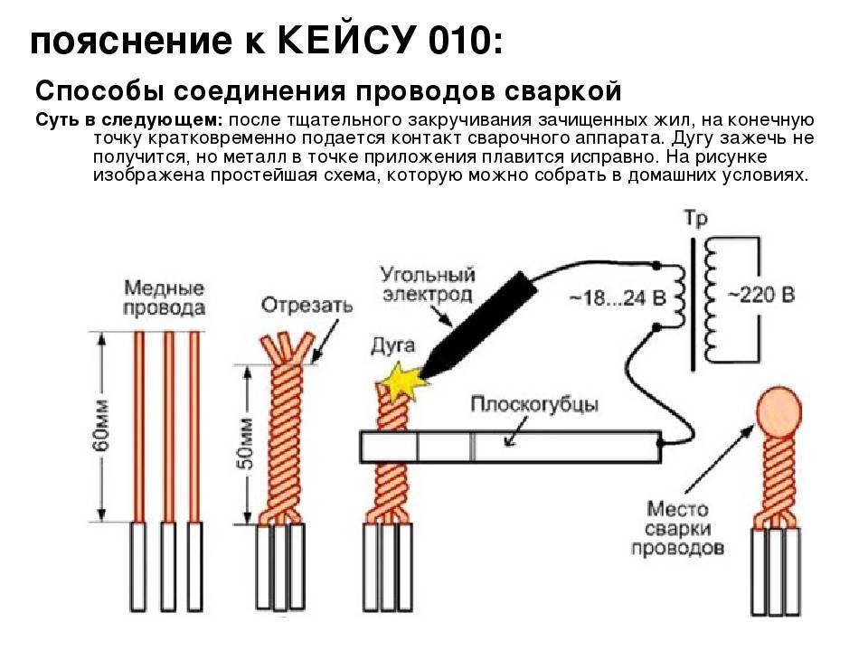 Сварка кабелей самодельными и магазинными сварочными аппаратами