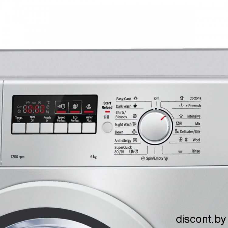 Стиральная машина bosch: 7 популярных моделей + отзывы пользователей