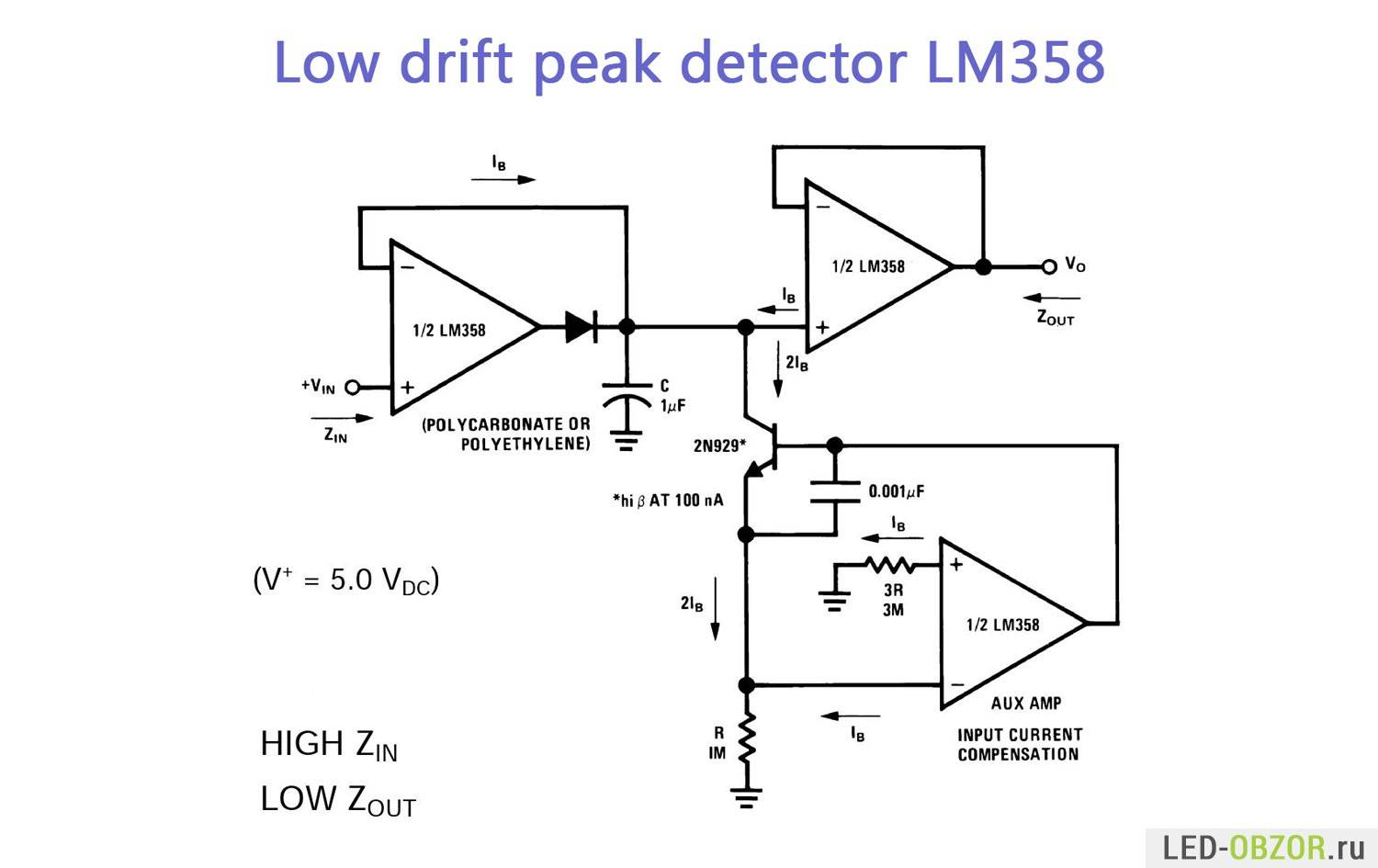 Lm358 — двухканальный операционный усилитель
