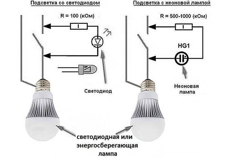 Что делать, если энергосберегающая лампа моргает при выключенном свете?