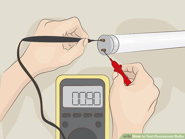 Как проверить лампу дневного света тестером