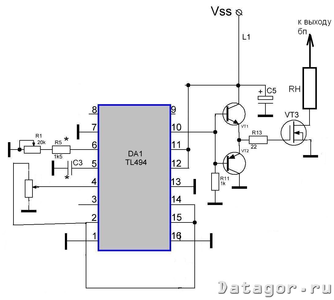 Tl494 схемы: зарядное устройство из компьютерного бп
