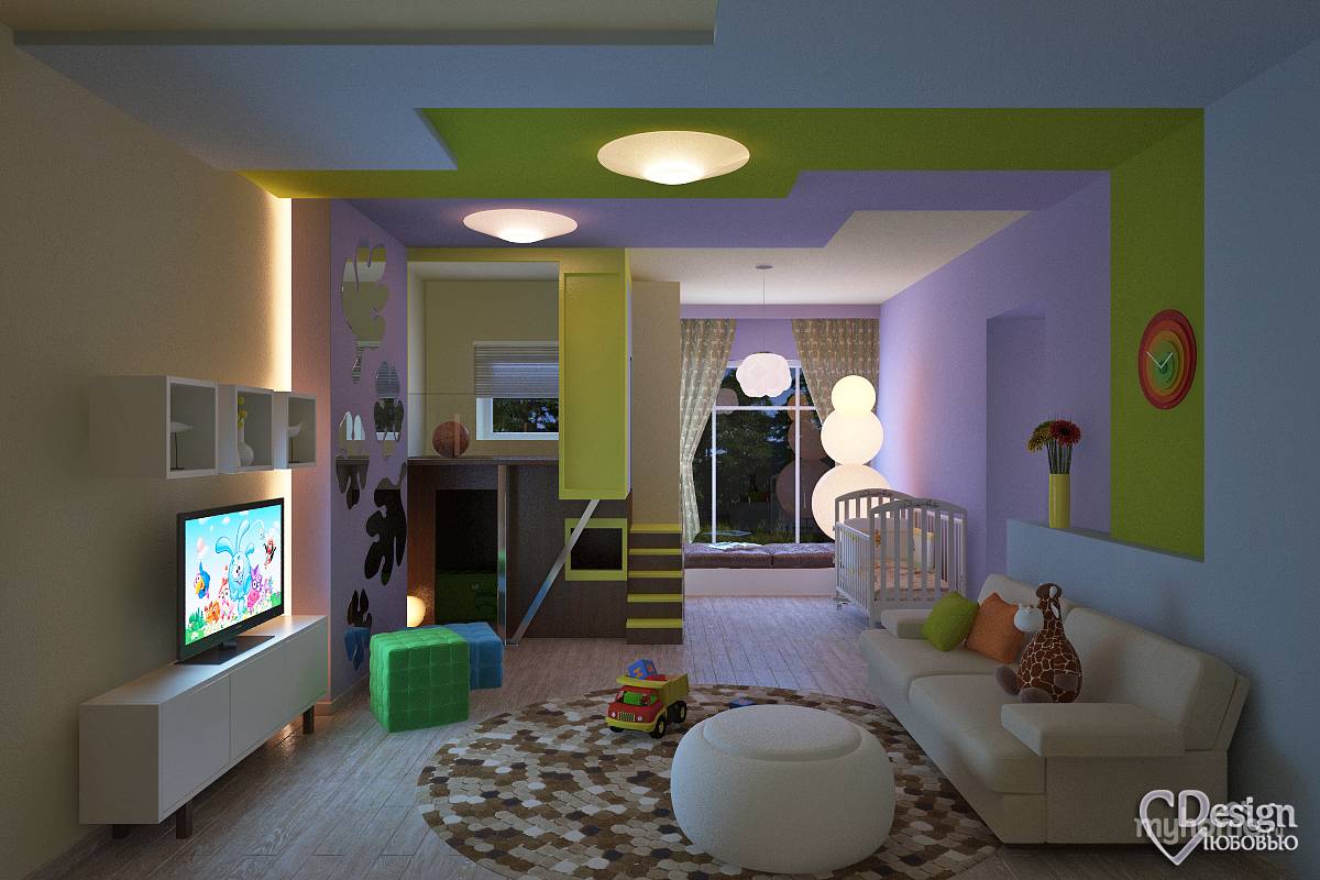Правильное освещение в детской комнате для малышей и подростков