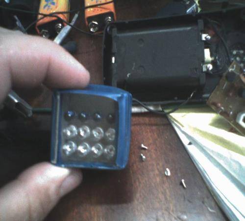 Инфракрасный фонарь для видеонаблюдения: как сделать своими руками