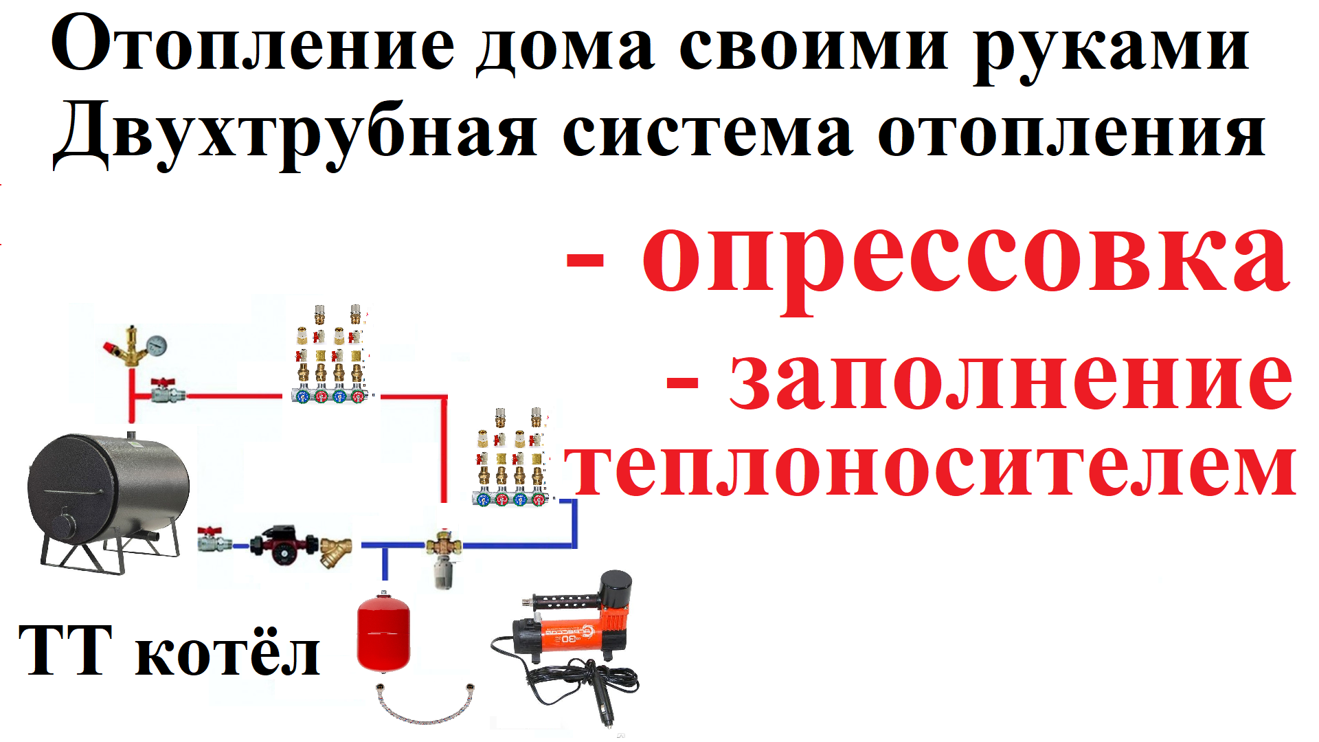 Опрессовка системы отопления своими руками: способы и средства