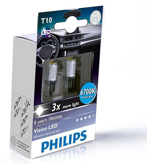 Лампы philips: led, для автомобилей, специального назначения
