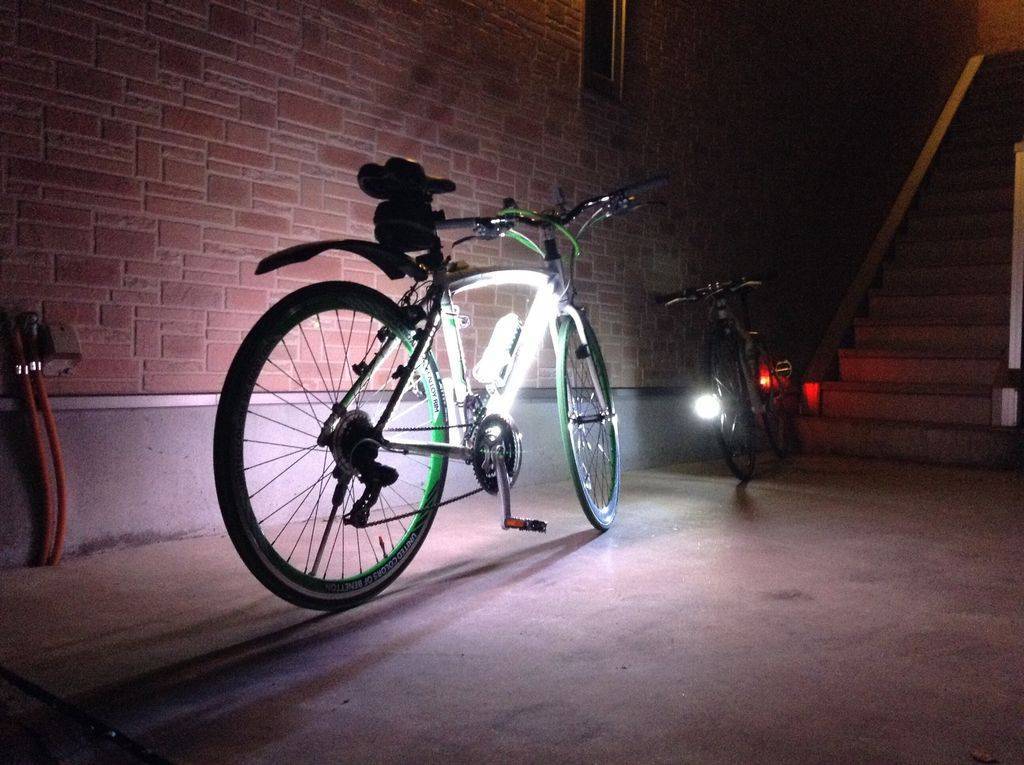 Как сделать подсветку на велосипед - вариант из светодиодов