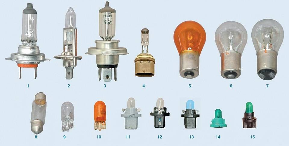 Лампы используемые в chevrolet lacetti: тип, мощность