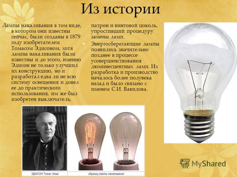 Кто первым в мире придумал электрическую лампочку