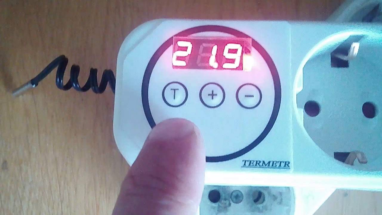 Терморегулятор в розетку для бытовых обогревателей: задачи - точка j