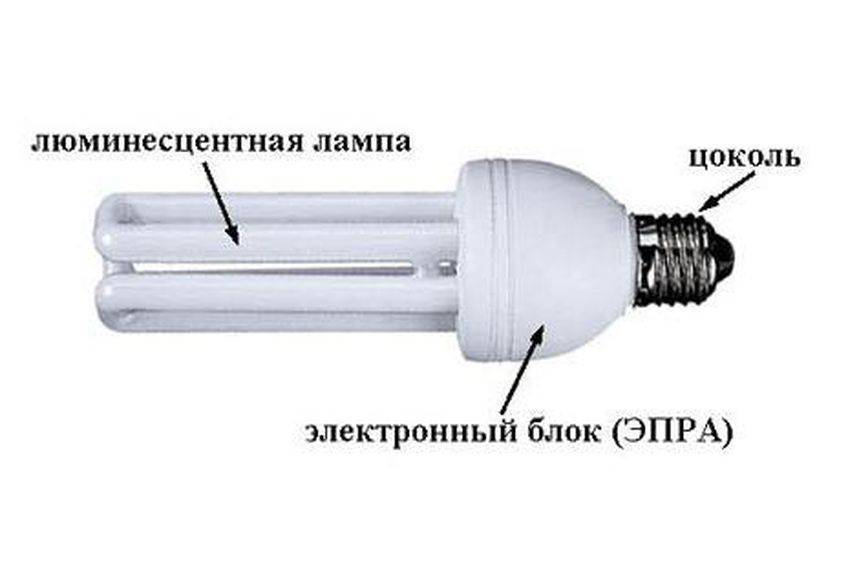 Как устроена и работает энергосберегающая лампа?