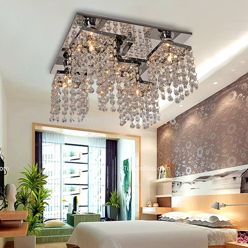 Люстры в интерьере спальни (190+ фото) – как выбрать яркий современный элемент дизайна для спокойной обстановки?