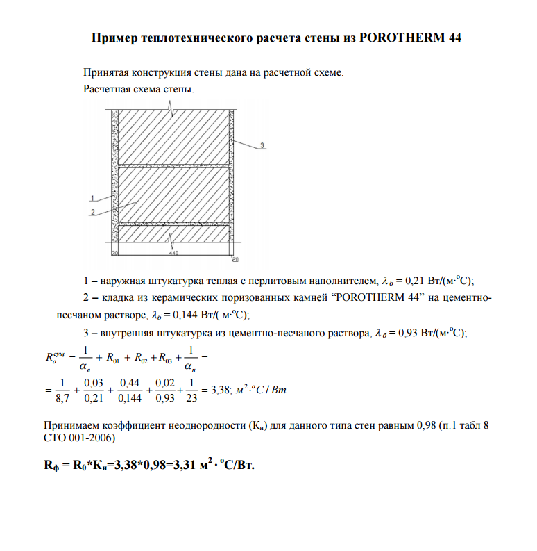 Расчет технических конструкций