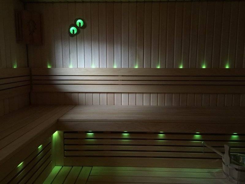 Светильники для бани — светодиодные и оптоволоконные типы